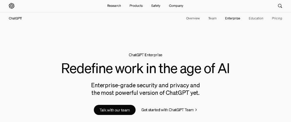 ChatGPT Enterprise